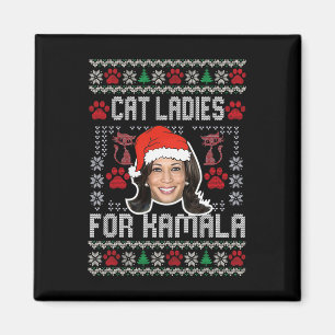 Imã Gato Senhoras Para Papais noeis Kamala Natal Madam