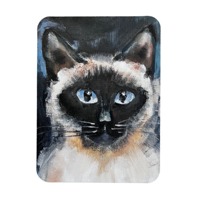Ímã gato siamês (Vertical)
