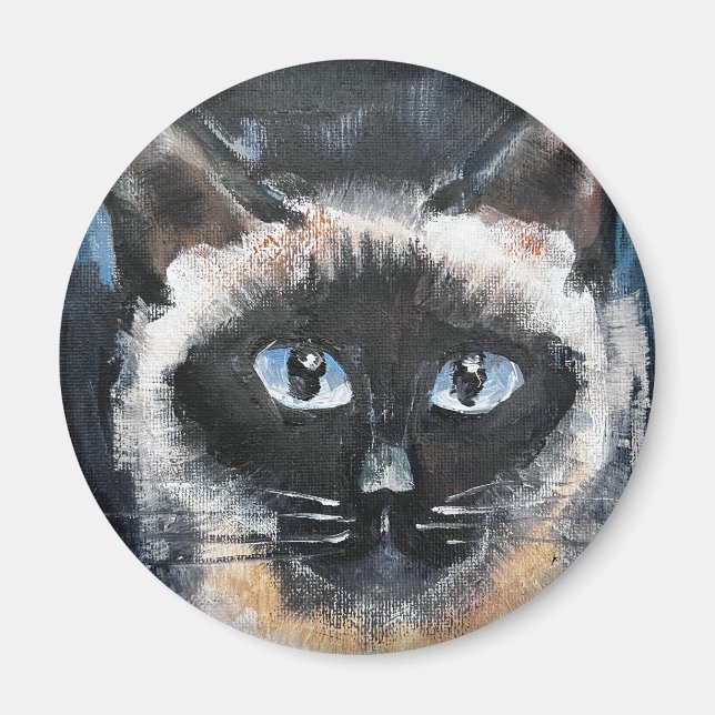 Imã gato siamês (Frente)