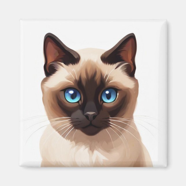 Imã Gato siamês (Frente)