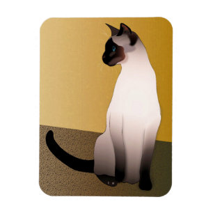 Ímã Gato Siamês de Seal Point