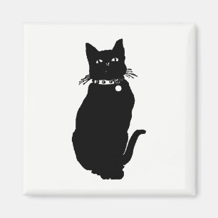 Imã Gato Silhouette
