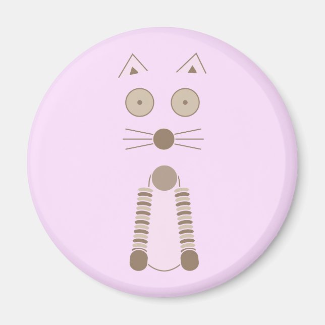 Imã Gato Simples (Frente)