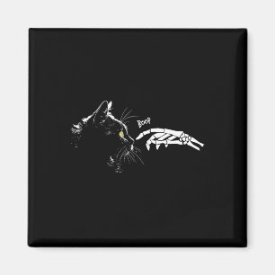 Imã Gato Skeleton Boop Halloween Cats Pet Kit
