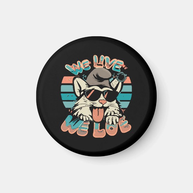 Imã Gato Smurf - Nós Vivemos Nós Amamos  (Frente)