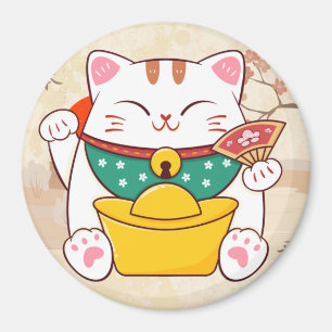 Imã Gato Sortudo