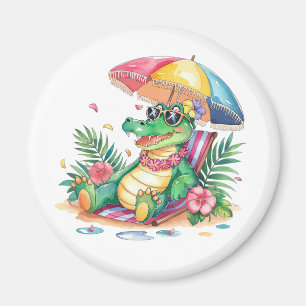 Imã Gator de relaxamento tropical de frio
