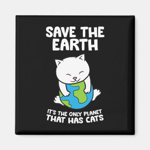 Imã Gatos Amantes salvam a Terra É o único planeta que