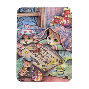 Ímã Gatos Assustadores