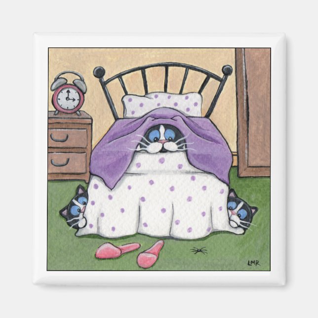 Imã Gatos Assustados - Magneta Gato (Frente)