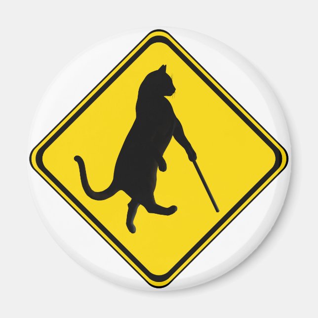 Imã Gatos Cegos Atravessando! (Frente)