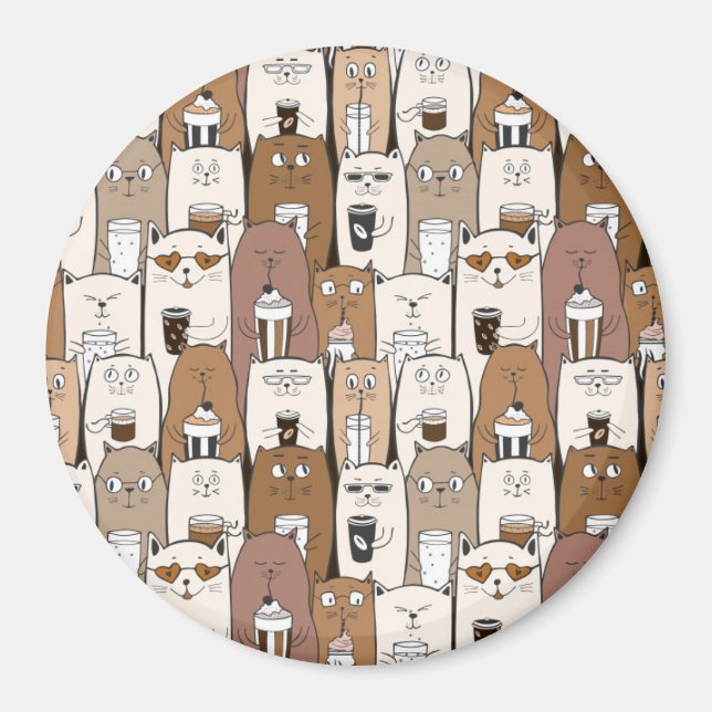 Imã Gatos Cons (Frente)