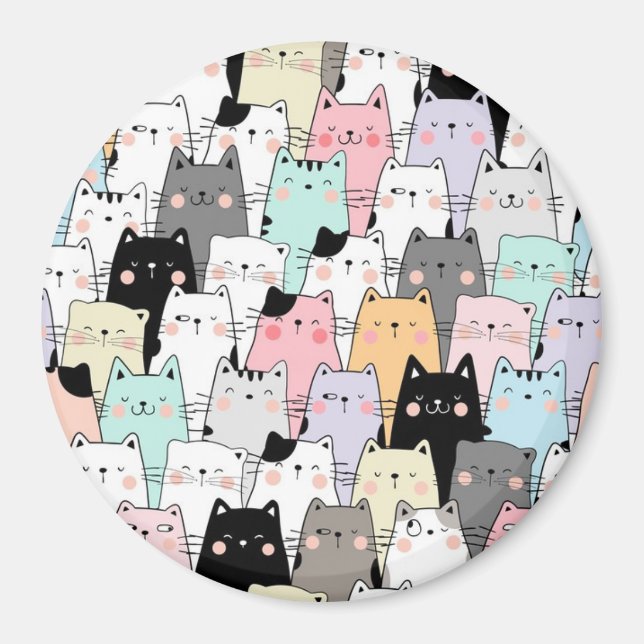 Imã Gatos Cons (Frente)