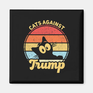 Imã Gatos Contra A Eleição Anti Trump Funny Anti Trump