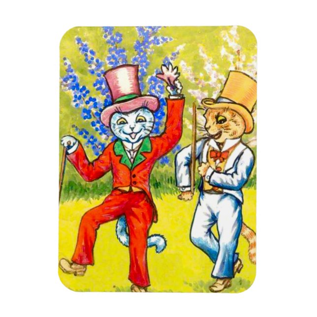 Ímã Gatos Dançantes (Vertical)