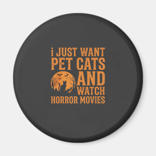 Imã Gatos de Estimação Filmes de Terror Design de Hall