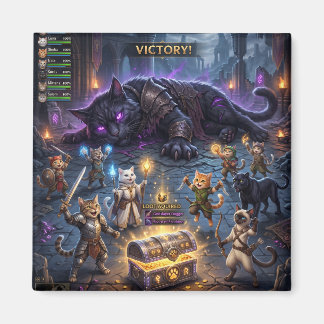 Imã Gatos de Luta Contra o Chefe de Jogo da Guild Down