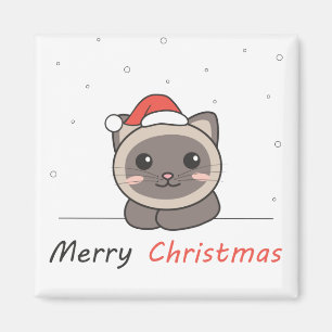 Imã Gatos De Noite De Natal