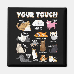 Imã Gatos de Pão Variedade Design de Gatinho de Desenh