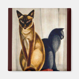 Imã Gatos do art deco