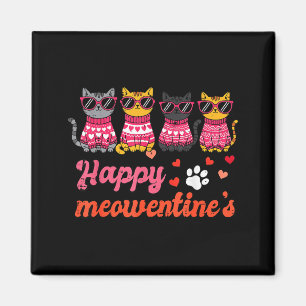 Imã Gatos do Dia dos Namorados Feliz Meowentines Kitty