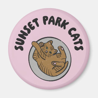 Imã Gatos do Sunset Park | Ímã | Kit de Resgate da Bob