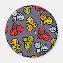 Imã Gatos e bananas