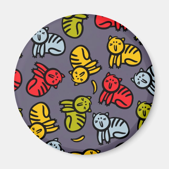 Imã Gatos e bananas (Frente)