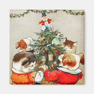 Imã Gatos E Cães Dançantes