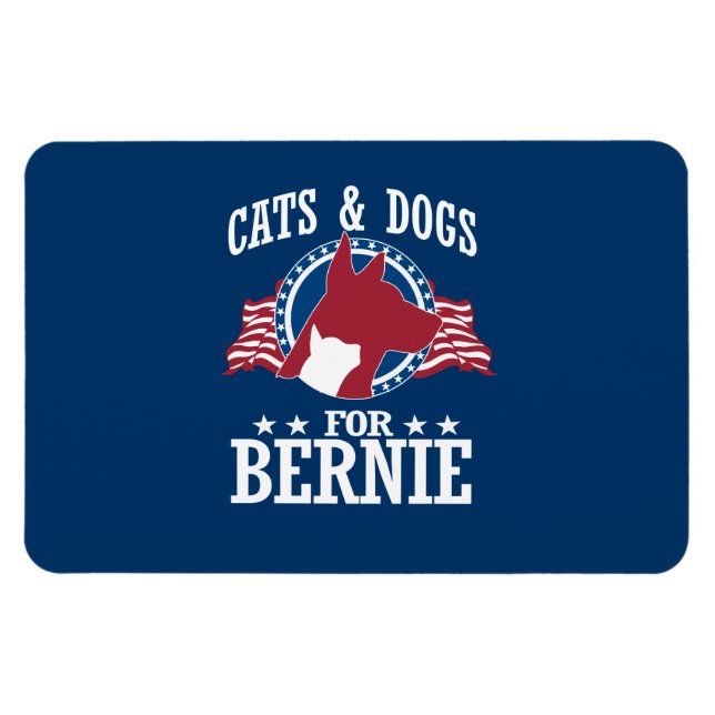 ÍMÃ GATOS E CÃES PARA BERNIE SANDERS (Horizontal)