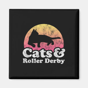 Imã Gatos E Rolos Derby Mens Ou Gatos De Mulheres