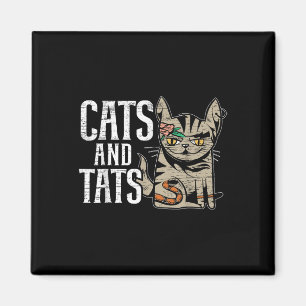 Imã Gatos E Tatuagens Que Tinham A Tatuagem Tatto-Love