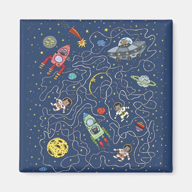 Imã Gatos no ímã espacial (Frente)