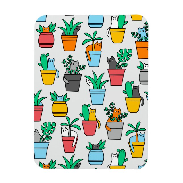 Ímã Gatos nos pântanos (Vertical)