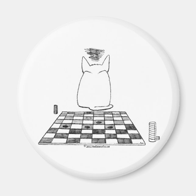 Imã Gatos Nunca Perder (Frente)