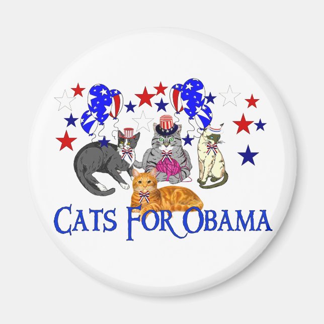 IMÃ GATOS PARA OBAMA (Frente)