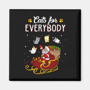 Imã Gatos Para Todos Gatos De Natal Feio