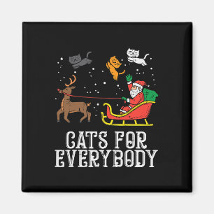 Imã Gatos Para Todos Os Casos De Natal Gato Engraçado