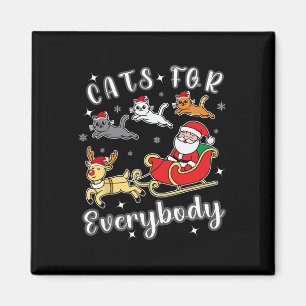 Imã Gatos Para Todos Papais noeis Engraçados Xmas Roup