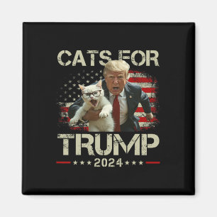 Imã Gatos Para Trump 2024 Voto Engraçado Para Trump -