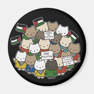 Imã Gatos pela Palestina – Gatos Kawaii pela Justiça