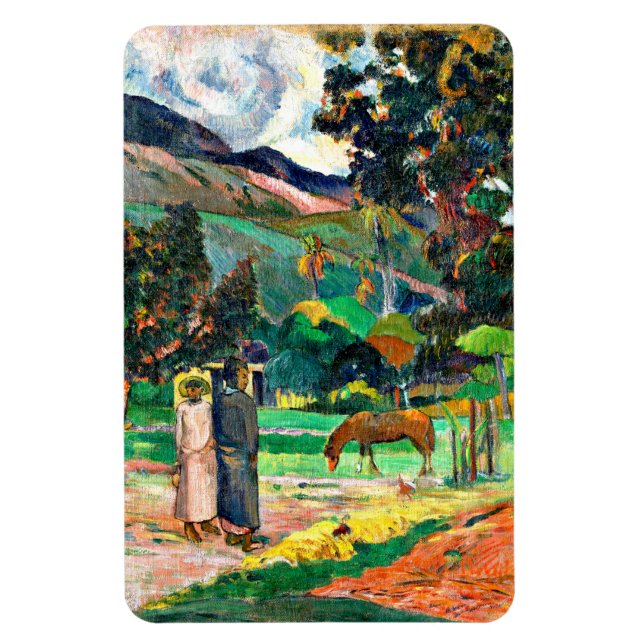 Ímã Gauguin - Paisagem taitiana, 1892 (Vertical)