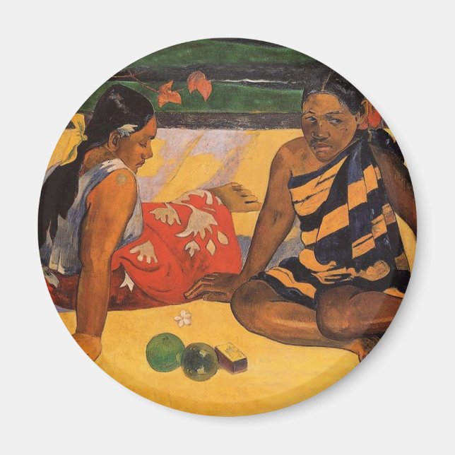 Imã Gauguin Polynesia Tahiti Women (Frente)