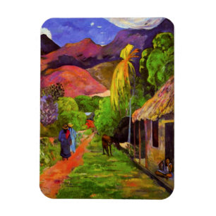 Ímã Gauguin Road em Taiti Magnet