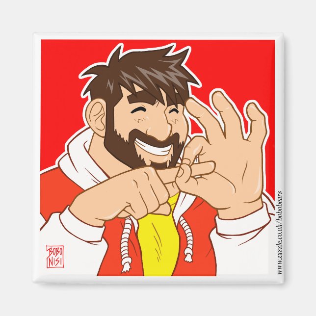 IMÃ GAY BEAR MAGNET - VAMOS DIVERTIDO! (Frente)