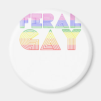 Imã Gay Bi Pan Trans Orgulho Gay LGBT Feral Memória Ra
