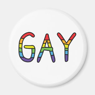 Imã Gay Doodle Design