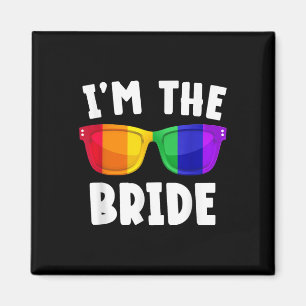 Imã Gay Lgbt Festa de casamento Brie Tee Bachelore
