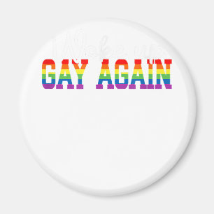 Imã Gay Mês de Bandeira LGBT Humana Acordou GAY de NOV