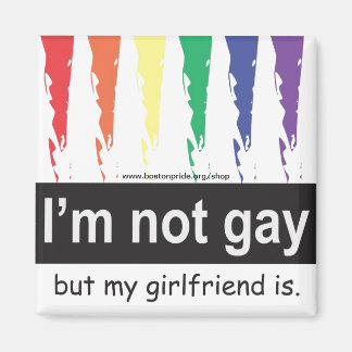 Imã Gay Namorada Magnet Square